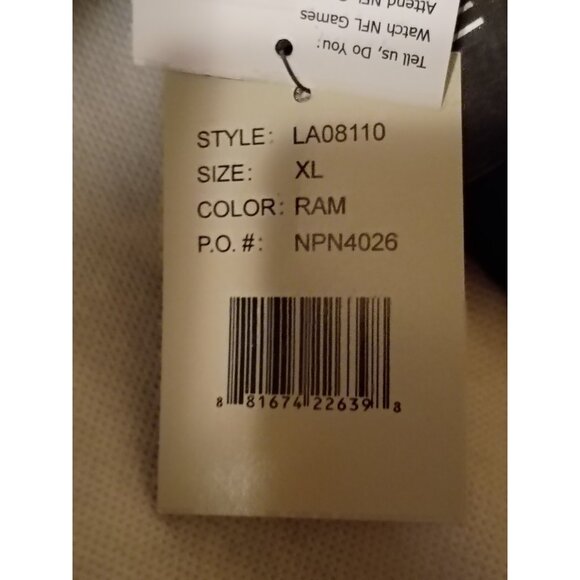 St. Louis Rams Reversible Jacket XL NFL 2000s NWT - Picture 5 of 8